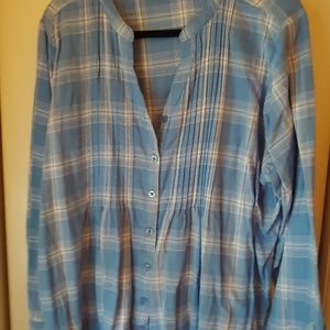 Women's 1x Flannel Tunic